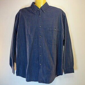TOMMY BAHAMA INDIGO PALMS Yam Dyed Button up Shirt - Size Medium - NWT $95